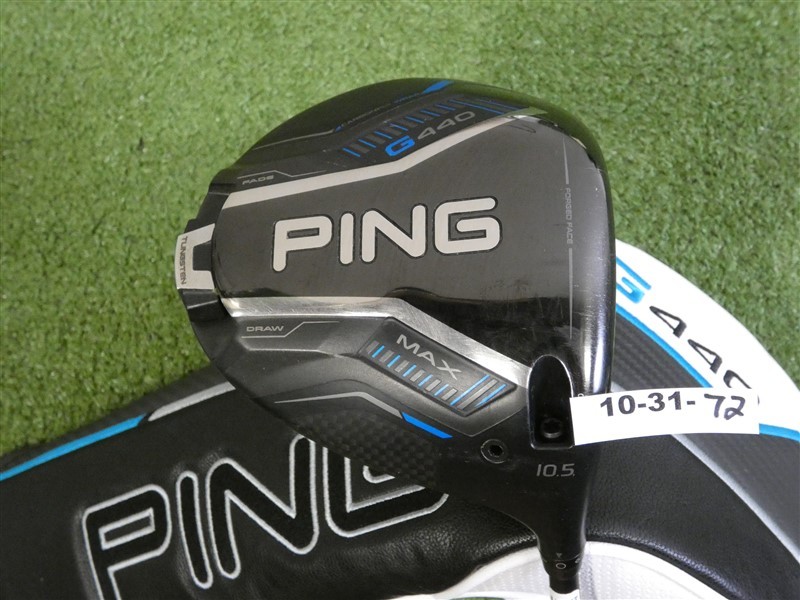 PING G440 Max 10.5* Driver Alta CB 50 Regular Graphite with Headcover
