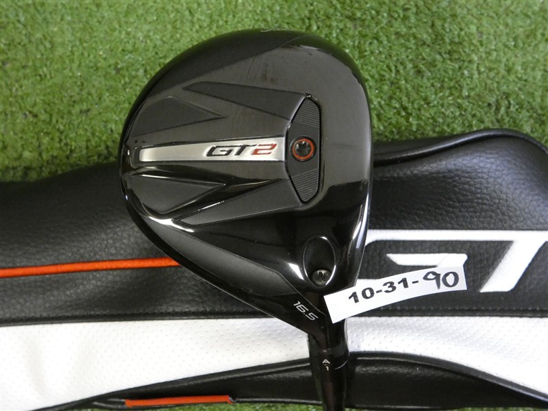 Titleist GT2 16.5* 3/4 Wood HZRDUS Black 70g 6.0 Stiff Graphite with Headcover