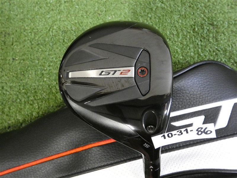 Titleist GT2 15* 3 Wood HZRDUS Black 5G 70g 6.0 Stiff Graphite with Headcover