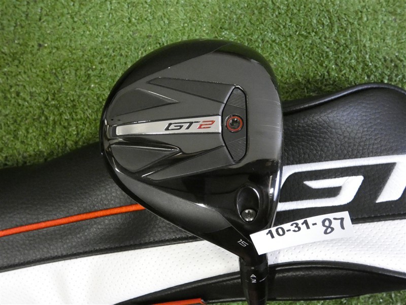 Titleist GT2 15* 3 Wood Tensei 1K Blue 65 Stiff Graphite w Headcover Excellent