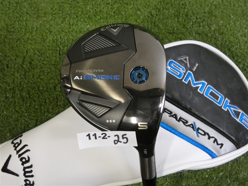 Callaway Paradym Ai Smoke Triple Diamond 18* 5 Wood Tensei AV 65 Stiff with HC