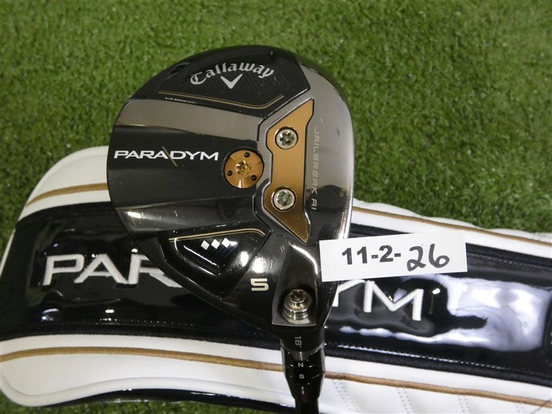 Callaway Paradym Triple Diamond 18* 5 Wood Ventus TR Black VeloCore 6 Stiff HC