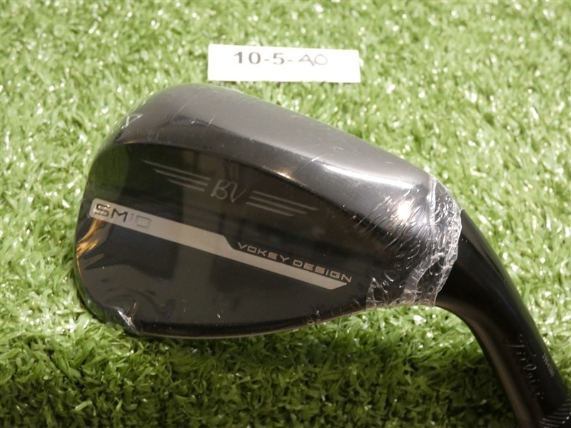 Titleist Vokey SM10 Black Vapor 54* 12* Sand Wedge D Grind DG Onyx Steel New
