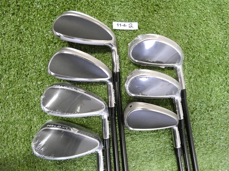 Cleveland Halo XL Full-Face Irons 5-G Helium Nanocore 60 F2 Senior Graphite Mint