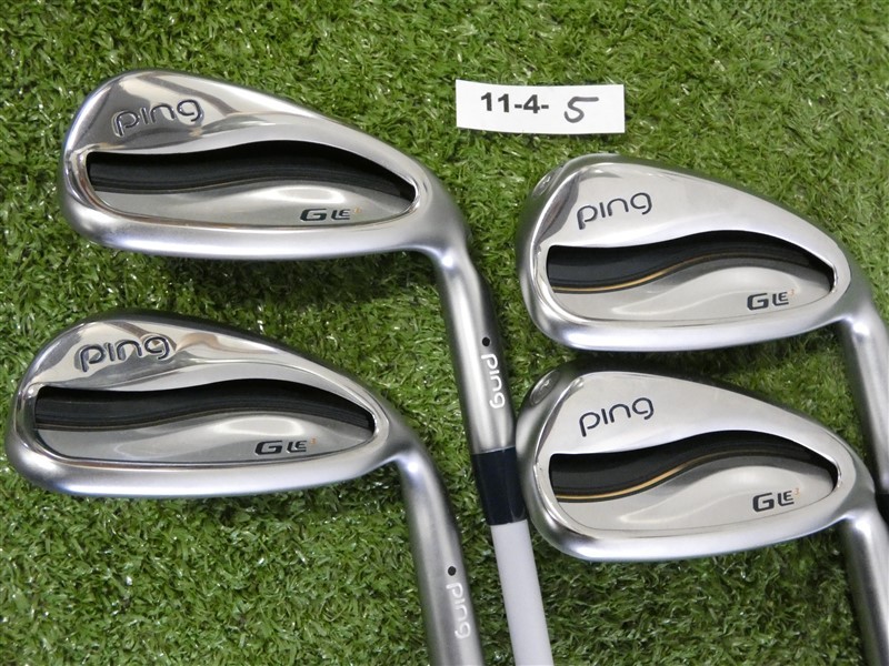 PING G Le3 Womens Irons 8-W & S ULT250 Lite Ladies Graphite Black Dot New