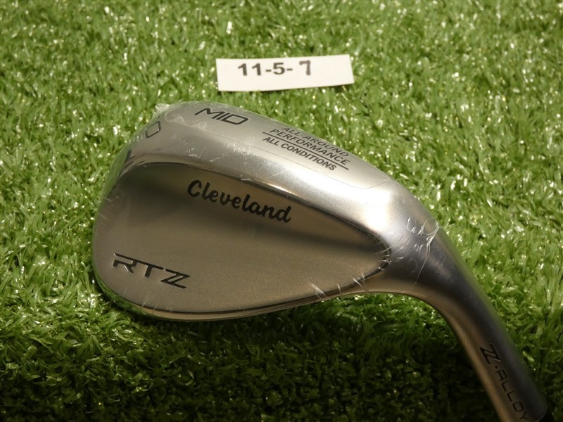 Cleveland RTZ ZipCore Tour Satin 60* 10* Lob Wedge Mid DG Spinner Steel New