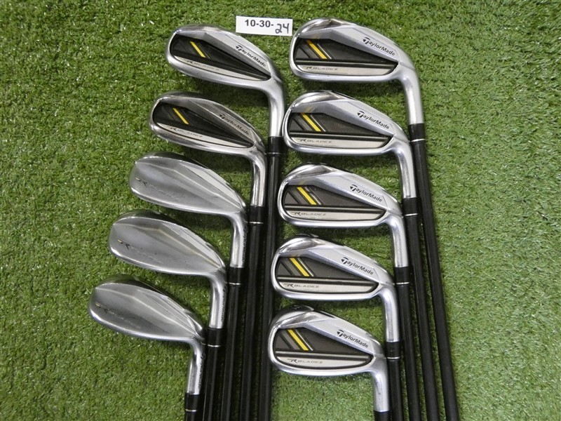 TaylorMade RBladez RocketBladez Irons 4-P, A, S & L 65g Regular Graphite +.5″