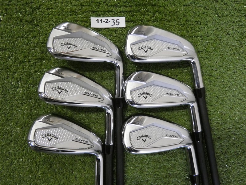 Callaway Elyte Max Fast Irons 6-P & A Vanquish 40 R2 Senior Graphite w Mid Grips
