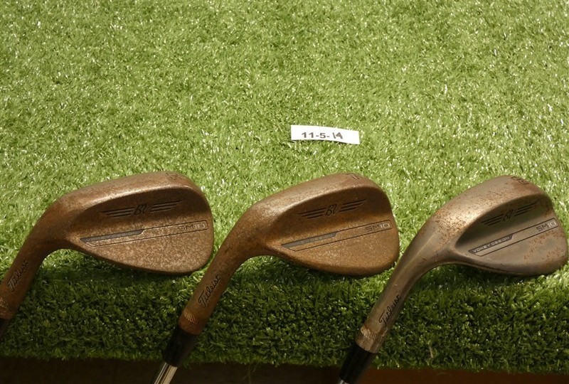 Titleist Vokey SM10 Raw Left Hand 50/54/60* Gap/Sand/Lob Wedge Set DG S400 Steel