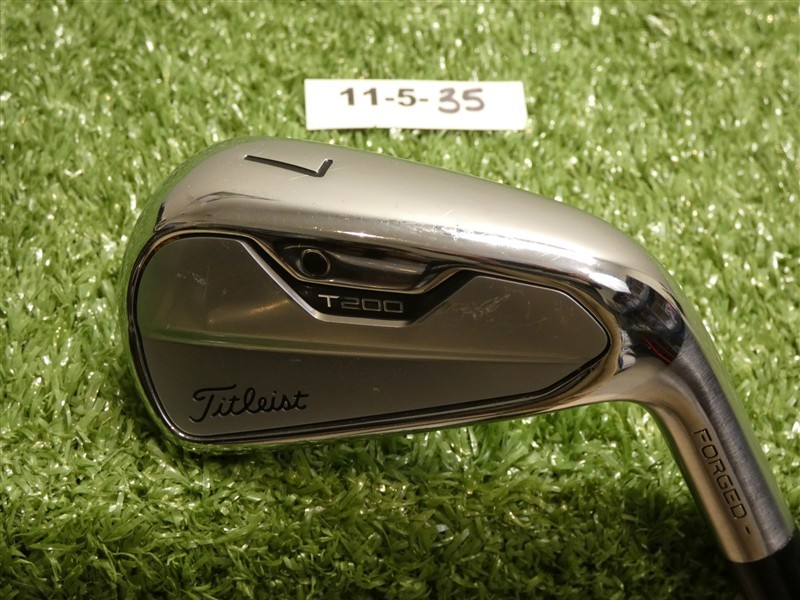 Titleist 2021 T200 Forged 7 Iron AMT White S300 Stiff Steel