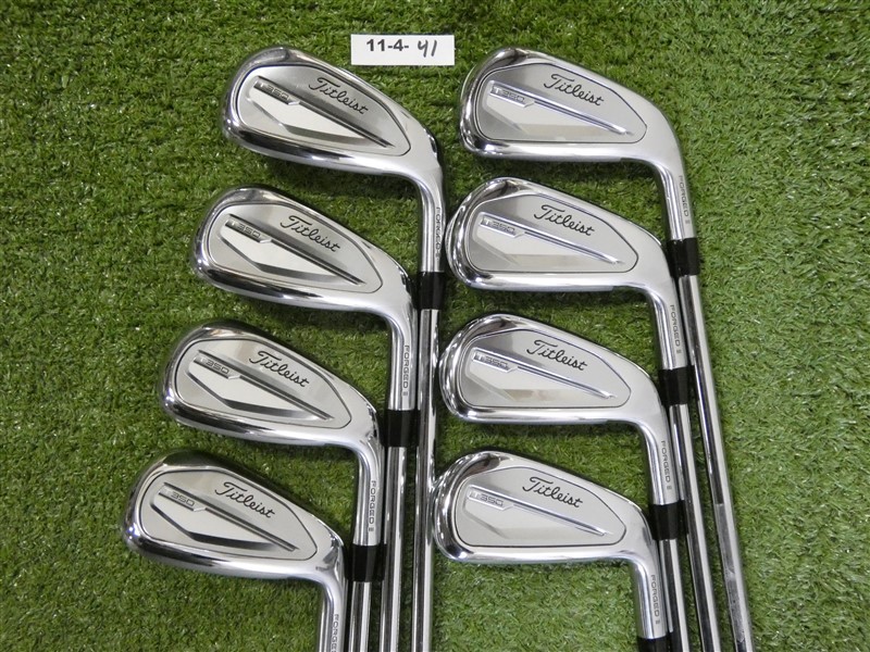 Titleist 2023 T350 Forged Irons 4-P & 48* W AMT Red R300 Regular Steel Excellent