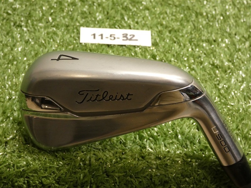 Titleist U500 23* 4 Utility Iron HZRDUS Smoke 90g 6.0 Stiff Graphite Excellent