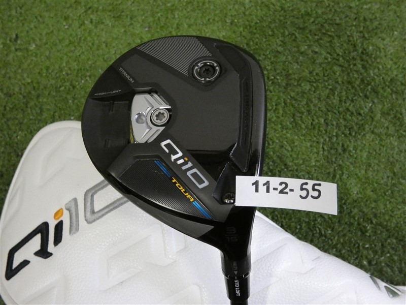 TaylorMade Qi10 Tour 15* 3 Wood HZRDUS Black 62g 6.0 Stiff with HC Excellent