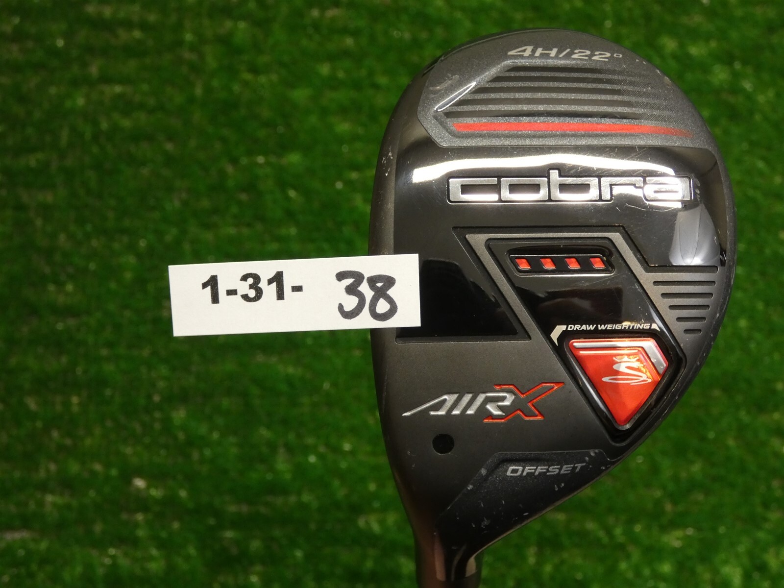 Cobra Air X Offset 22* Left Hand 4 Hybrid Ultralite 50 Regular Graphite 39.5″