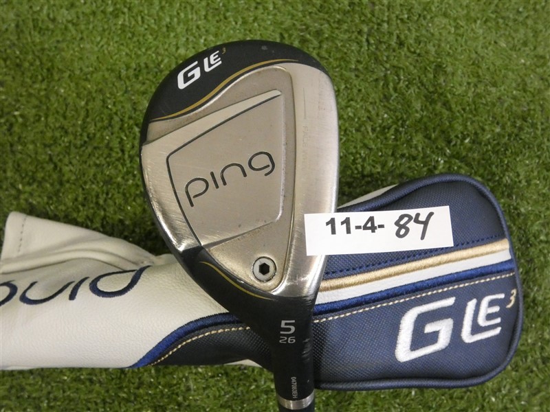 PING G Le3 26* Womens 5 Hybrid Rescue ULT250 Lite Ladies Graphite with Headcover