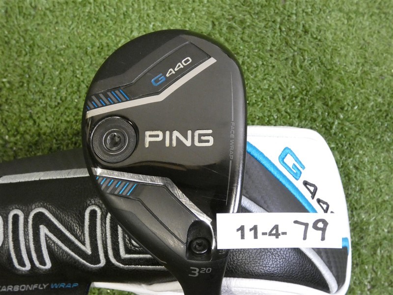 PING G440 20* 3 Hybrid Rescue Alta CB 70 Stiff Graphite with HC 40″ Excellent