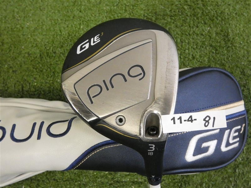 PING G Le3 18* Womens 3 Wood ULT250 Lite Ladies Graphite with Headcover