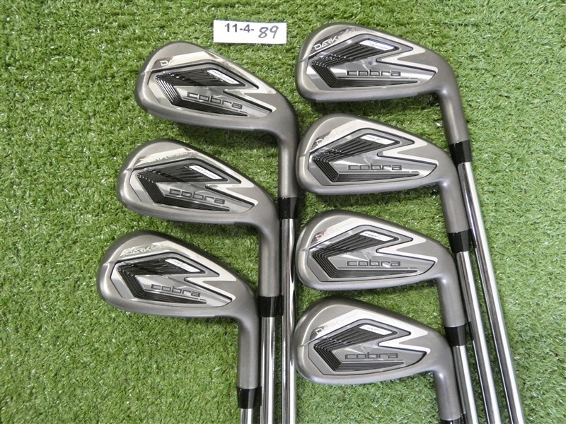 Cobra DarkSpeed Irons 5-P & G KBS Tour Lite Regular Steel Excellent
