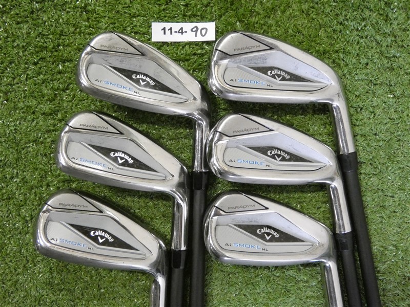 Callaway Paradym Ai Smoke HL Irons 6-P & A Cypher 60 5.5 Regular Graphite
