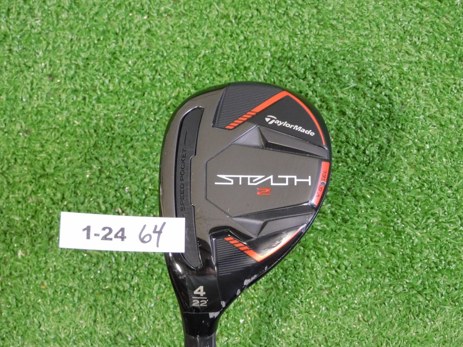 TaylorMade Stealth 2 22* Left Hand 4 Hybrid Rescue Ventus TR 6 Regular Graphite