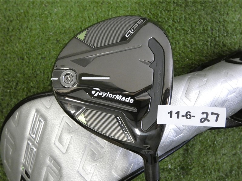 TaylorMade Qi35 Max Lite 21.5* 7 Wood Vanquish 40 Regular Graphite HC Excellent