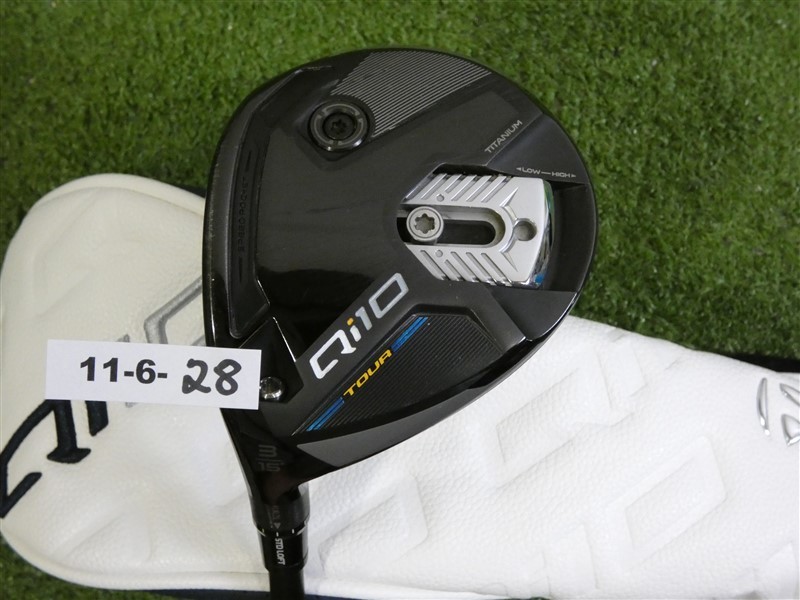 TaylorMade Qi10 Tour 15* Left Hand 3 Wood Ventus Blue 6 Stiff with HC Excellent