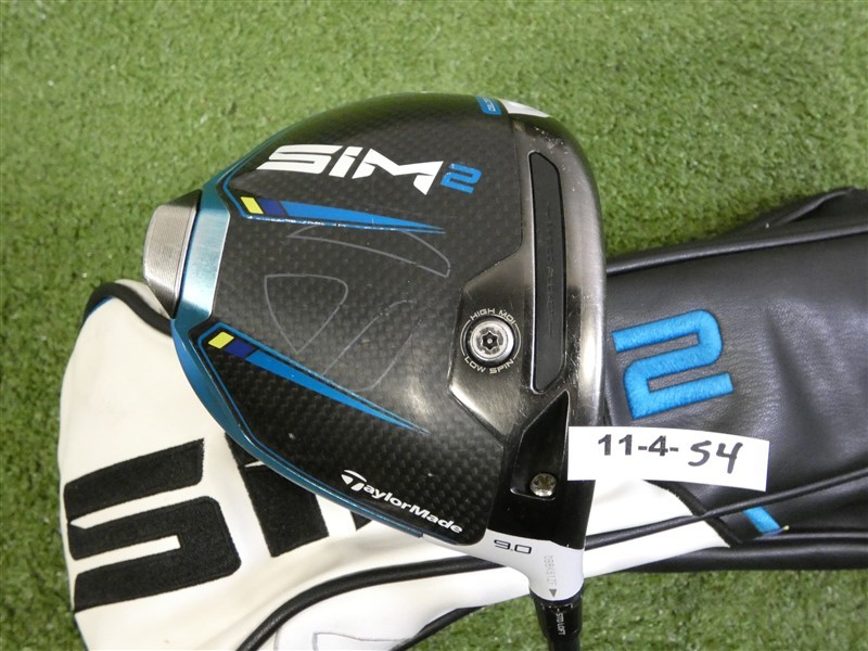 TaylorMade SIM2 9.0* Driver Ventus Blue 5 Stiff Graphite w Headcover & Mid Grip