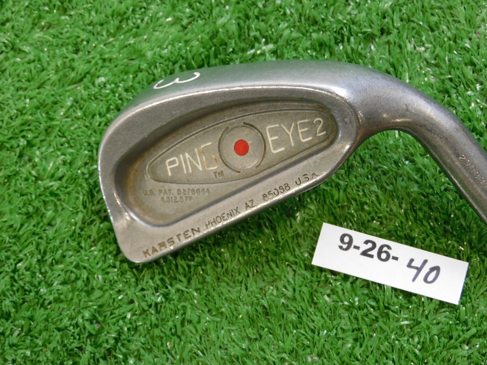 Ping Eye 2 3 Iron ZZ Lite Stiff Steel Red Dot 1* Flat