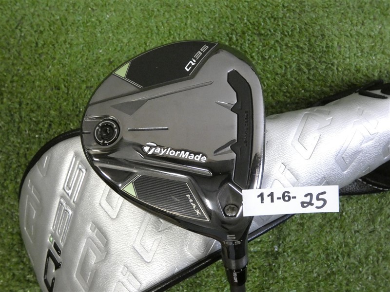 TaylorMade 2025 Qi35 Max 18.5* 5 Wood AirSpeeder 50 A Senior with HC Excellent