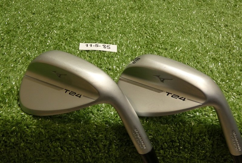 Mizuno T24 Satin 54/58* 10/12* Sand/Lob Wedge Set DG S400 Stiff Steel Excellent