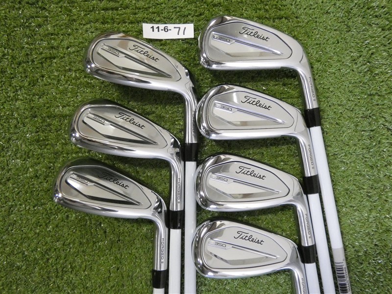 Titleist 2023 T350 Womens Irons 6-P, 48* W & 53* W2 Tensei Ladies Graphite Mint