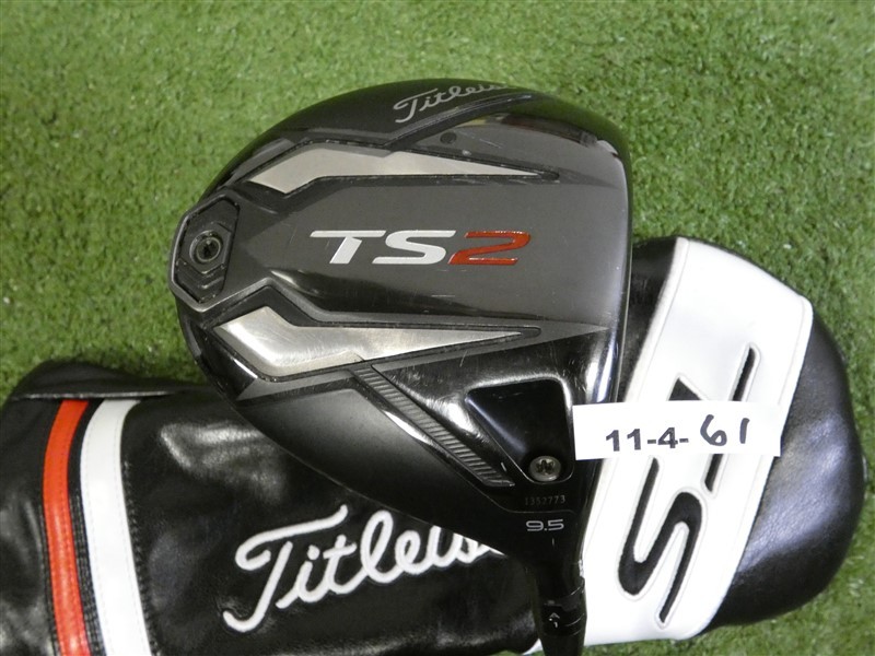 Titleist TS2 9.5* Driver Even Flow 65g 6.0 Stiff Graphite with Headcover