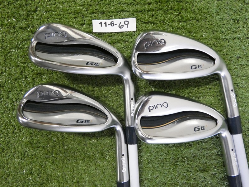 PING G Le3 Womens Irons 8-W & S ULT250 Lite Ladies Graphite Black Dot