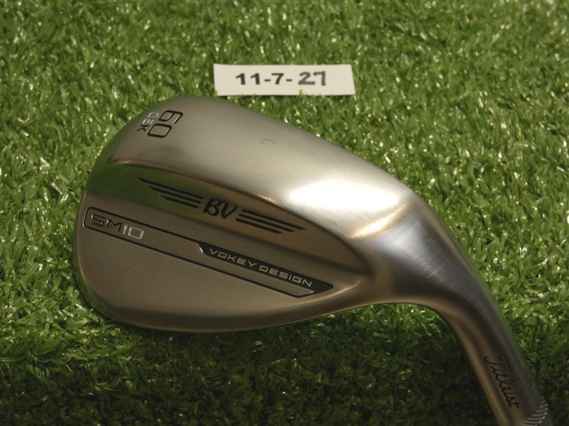 Titleist Vokey SM10 Tour Chrome 60* 6* Lob Wedge K Grind Dynamic Gold Steel Mint