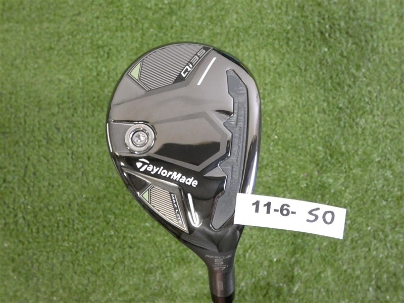 TaylorMade Qi35 Max Lite 27* 5 Hybrid Rescue Vanquish 50 R2 Senior Graphite Mint