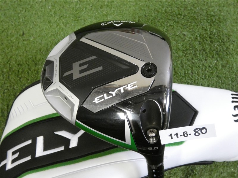 Callaway Elyte 9.0* Driver Aretera EC1 Blue 65 4 Stiff Graphite w HC Excellent