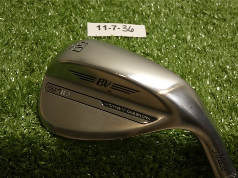 Titleist Vokey SM10 Chrome 60* 14* Lob Wedge K Grind Tensei Regular Graphite