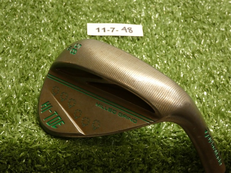 TaylorMade Milled Grind Hi-Toe 3 RAW 58* 10* Lob Wedge Project X 6.0 Stiff Steel
