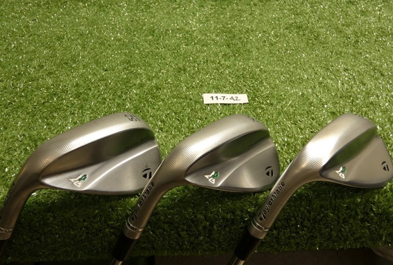 TaylorMade MG4 Left Hand 52/56/60* Gap/Sand/Lob Wedge Set Project X Extra Stiff
