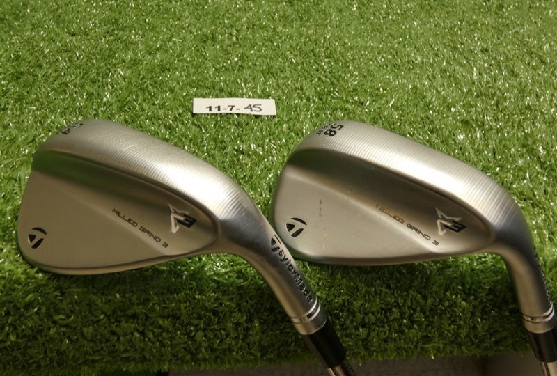 TaylorMade MG3 Chrome 54/58* 11* Sand/Lob Wedge Set DG S200 Steel Excellent