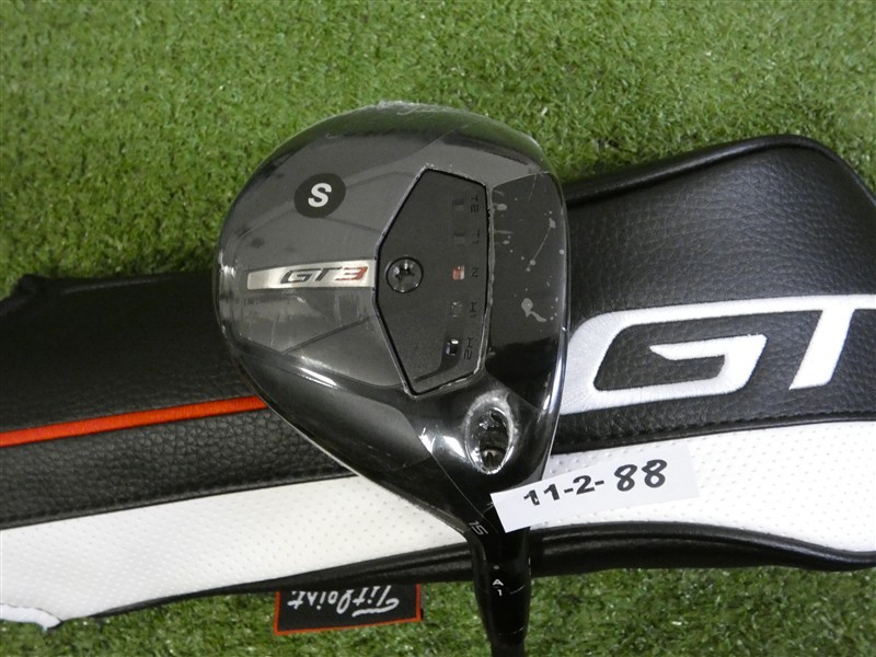 Titleist GT3 15* 3 Wood HZRDUS Black 5G 70g 6.0 Stiff Graphite w Headcover New