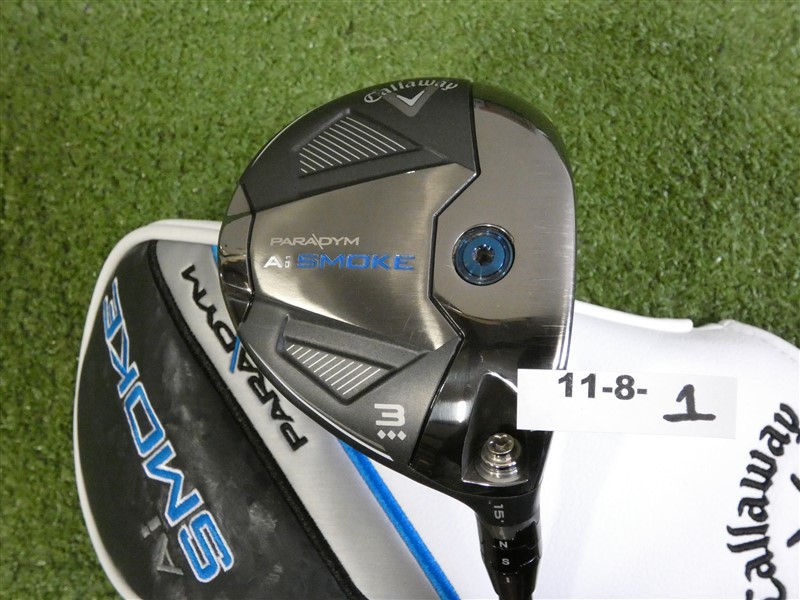 Callaway Paradym Ai Smoke Triple Diamond 15* 3 Wood Kai’li White 70 Stiff w HC