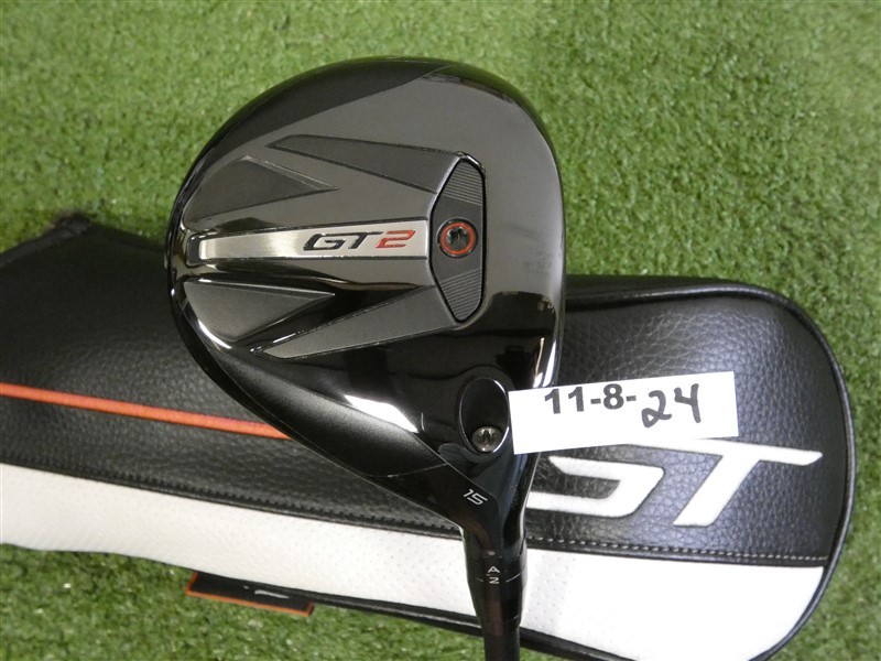 Titleist GT2 15* 3 Wood Tensei 1K Blue 65 Stiff Graphite with Headcover Mint