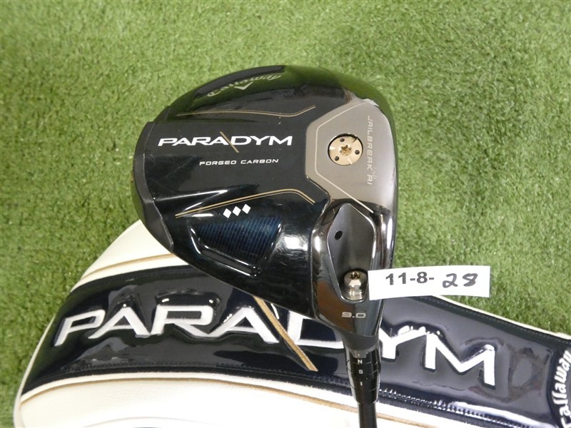 Callaway Paradym Triple Diamond 9.0* Driver Denali 60g 6.0 Stiff with HC