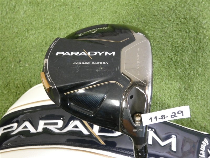 Callaway Paradym 9.0* Driver Kai’li White 70 X Extra Stiff Graphite w Headcover