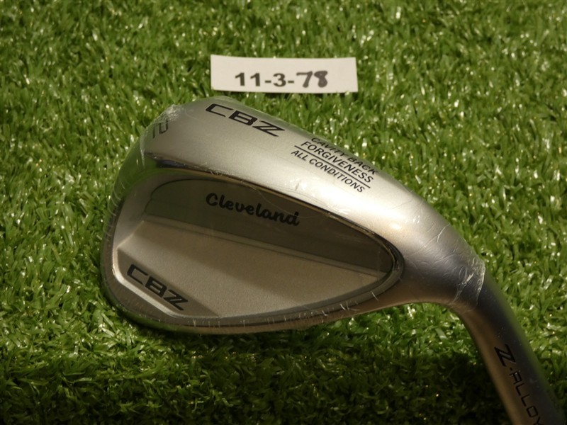 Cleveland CBZ ZipCore Tour Satin 52* 12* Gap Wedge KBS 115 Steel New