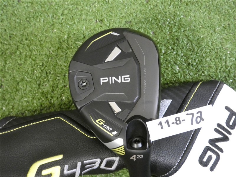 PING G430 22* 4 Hybrid Rescue HZRDUS Smoke RDX 70g 5.5 Regular Graphite w HC New
