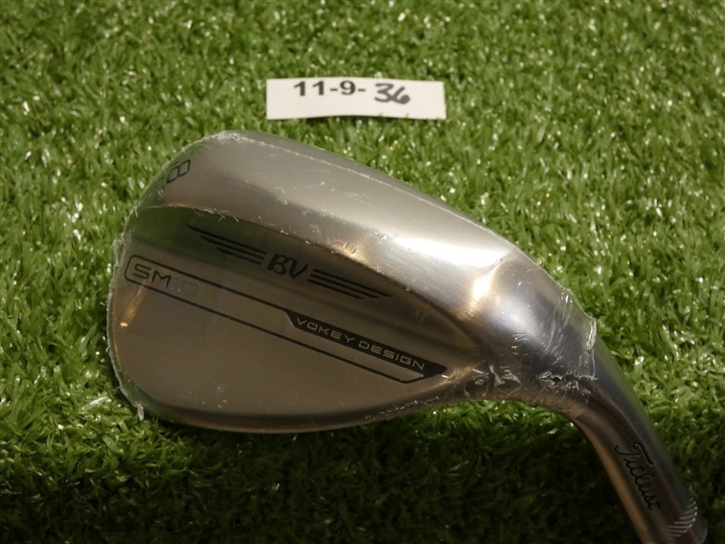 Titleist Vokey SM10 Tour Chrome 58* 12* Lob Wedge D Grind Dynamic Gold Steel New