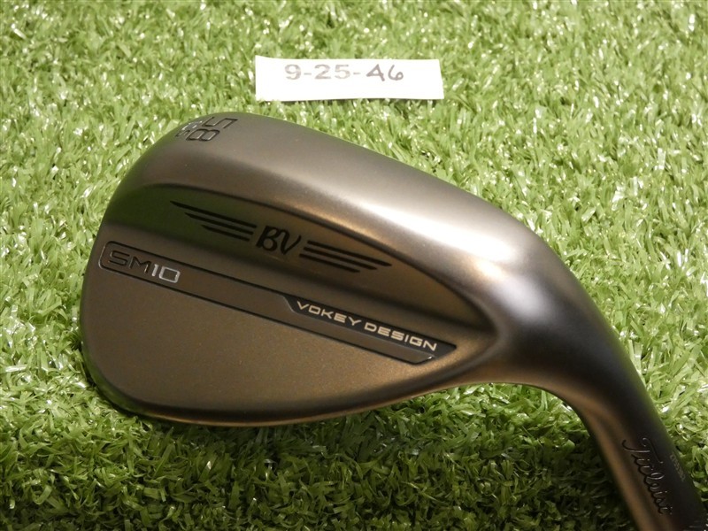 Titleist SM10 Brushed Steel 58* 10* Lob Wedge S Grind AMT Black S300 Steel New