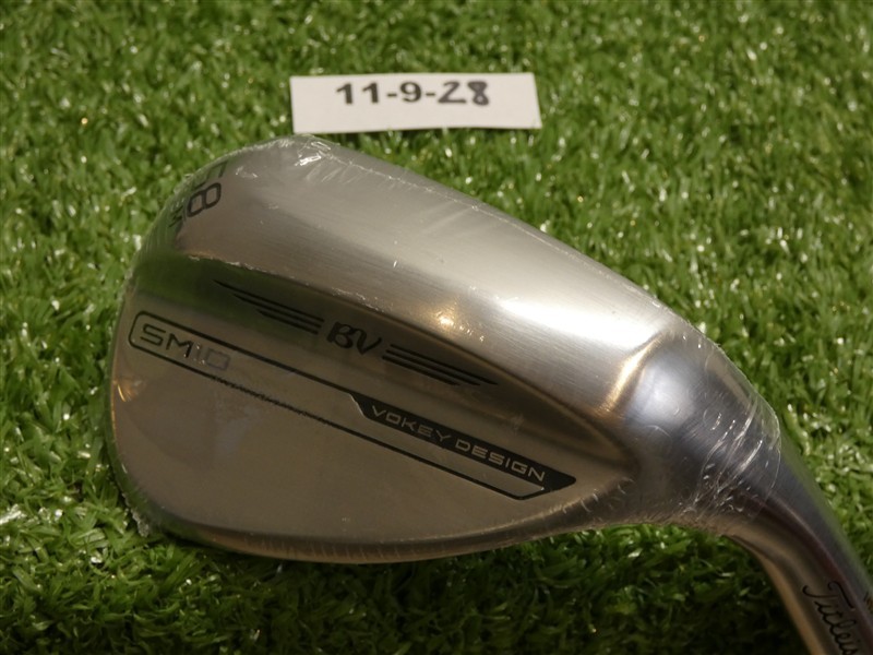Titleist Vokey SM10 Tour Chrome 58* 08* Lob Wedge M Grind Dynamic Gold Steel New